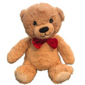 EDI Teddy Bear Tan for Edible Arrangements Red Bow Tie 2017  9" Tall